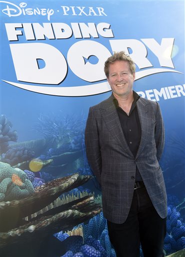 Writer/director Andrew Stanton arrives at the premiere of "Finding Dory" at the El Capitan Theatre on Wednesday, June 8, 2016, in Los Angeles. (Photo by Chris Pizzello/Invision/AP)