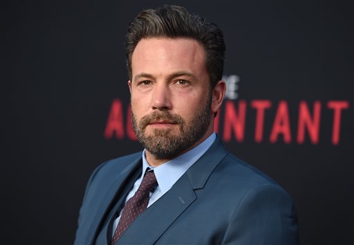 Ben Affleck arrives at the world premiere of "The Accountant" at the TCL Chinese Theatre on Monday, Oct. 10, 2016, in Los Angeles. (Photo by Jordan Strauss/Invision/AP)