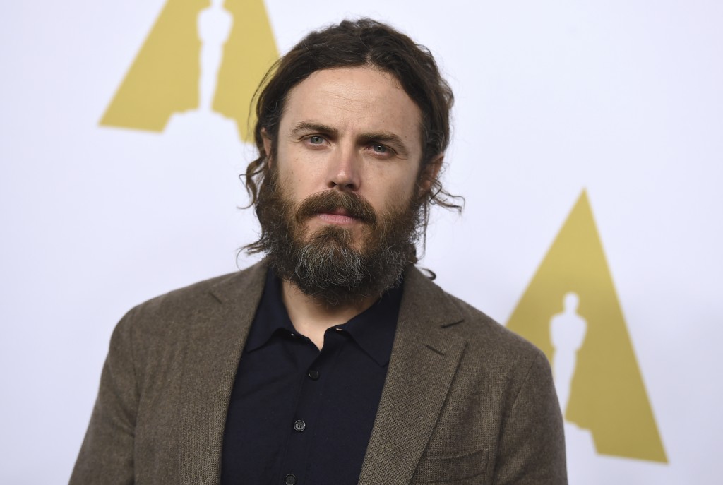 FILE - This Feb. 6, 2017 file photo shows Casey Affleck at the 89th Academy Awards Nominees Luncheon in Beverly Hills, Calif. Affleck is nominated for an Oscar for best actor in a leading role for his work in "Manchester By The Sea." (Photo by Jordan Strauss/Invision/AP, File)