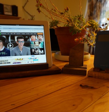 나무 휴대폰 거치대 만들기