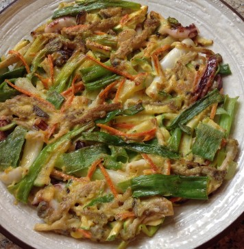 꾸물꾸물한 날엔 역시 파전