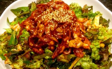 꼴깍 여름 입맛, 주꾸미 볶음 쟁반 국수