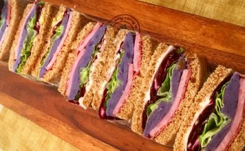 보랏빛 별미, 고구마무스 샌드위치