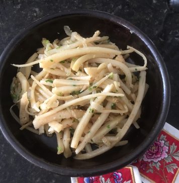 봄이니까, 도라지 나물 한접시