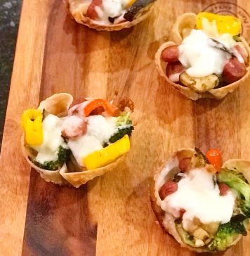 만만하게 쉽게 즐기는 만두피 컵피자