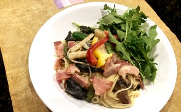 동치미 무로 입맛 돋운 홈메이드 크림 스파게티