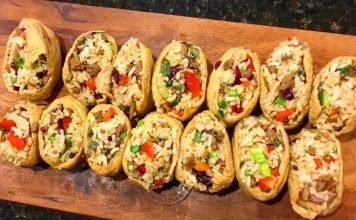 귀찮을 땐? 냉장고 털이 ‘유부 밥’